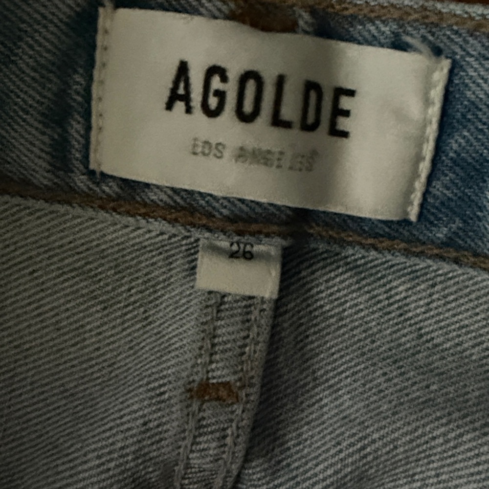 Agolde Revolve Cooper Cargo Jeans In Rack Color High Rise Womens 26 - Picture 3 of 4